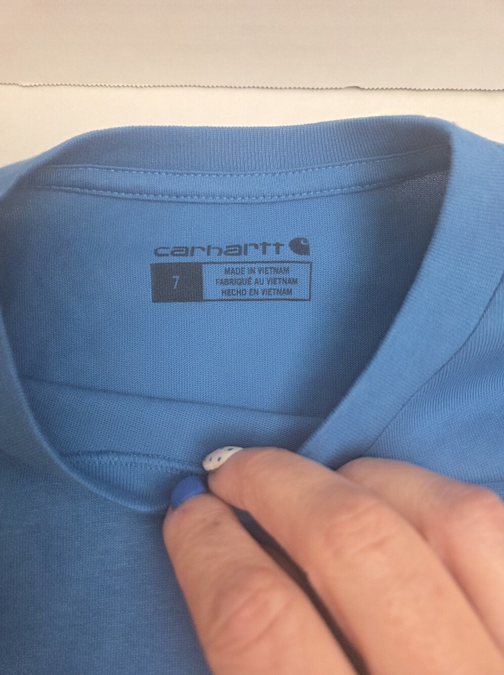 Carhartt Blue Graphic Short Sleeve Tee for Kids - Picture 4 of 6